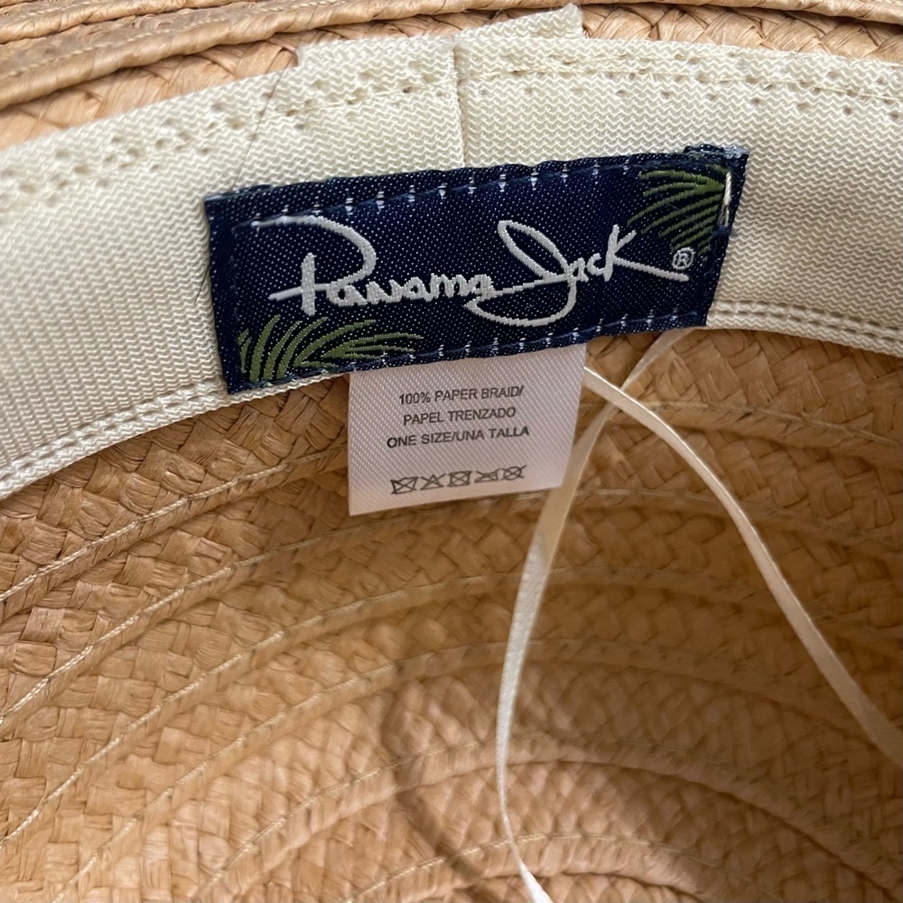 Panama Jack Women's Sun Hat - Straw Paper Braid - Picture 6 of 10